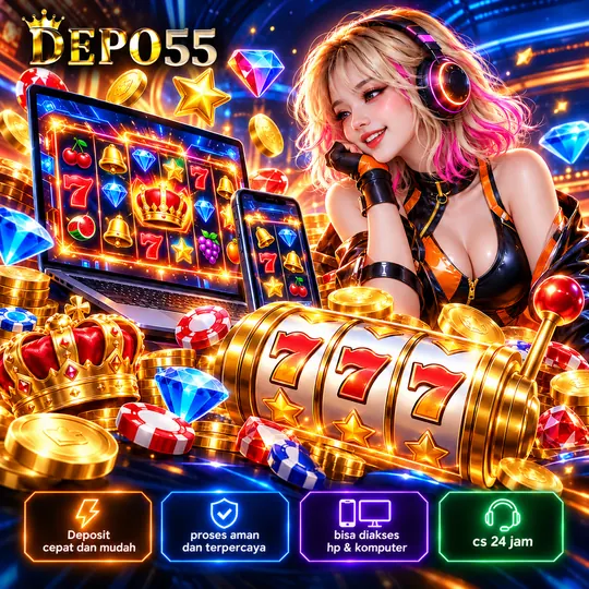Visual DEPO55 untuk topik Arcade